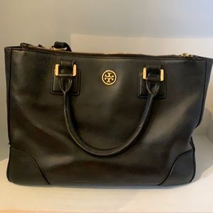 Tory Burch black leather bag